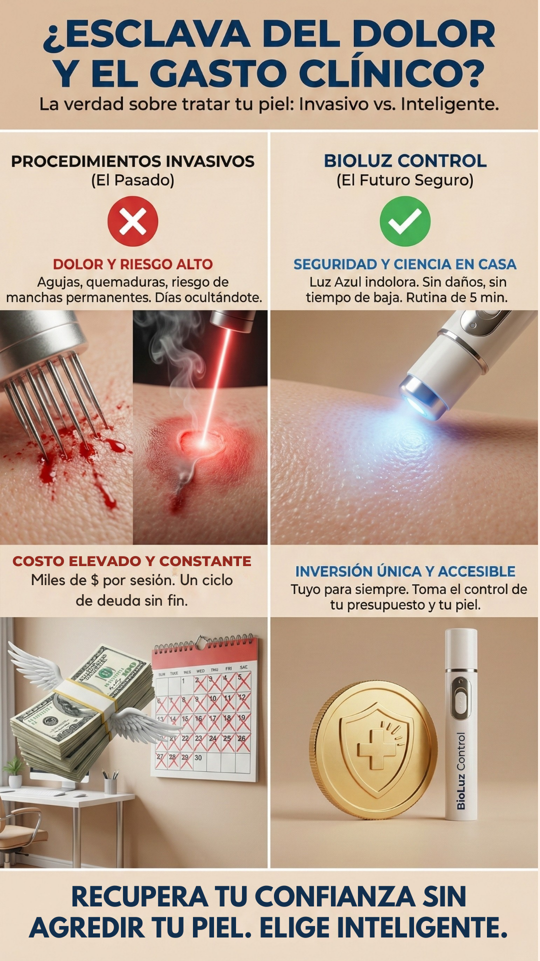 Inversión única y accesible.